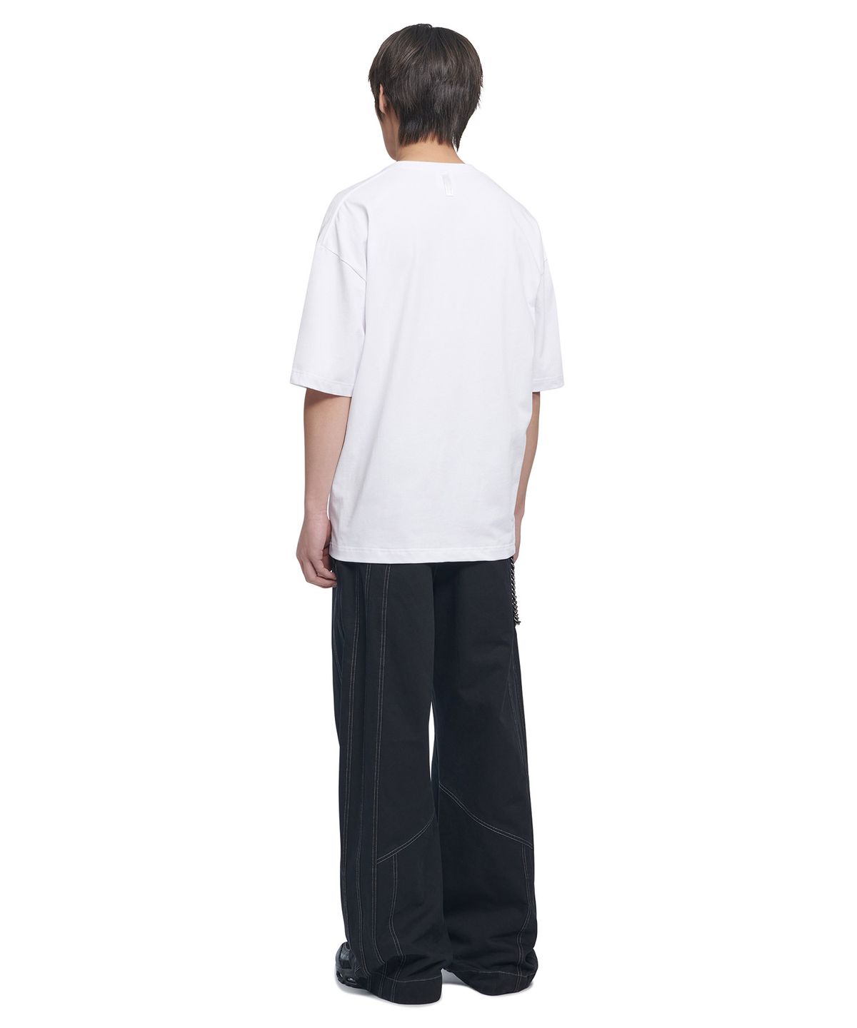 노매뉴얼(NOMANUAL) NM ENGINE T-SHIRT - WHITE