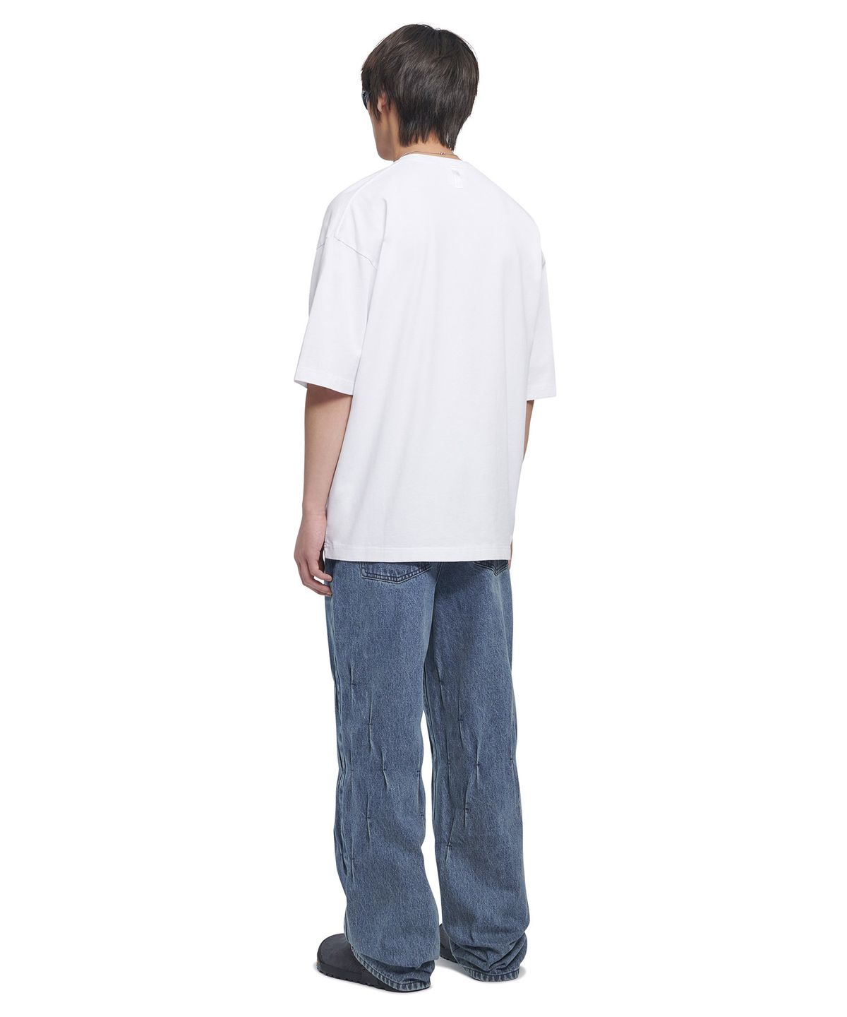 노매뉴얼(NOMANUAL) P.T T-SHIRT - WHITE