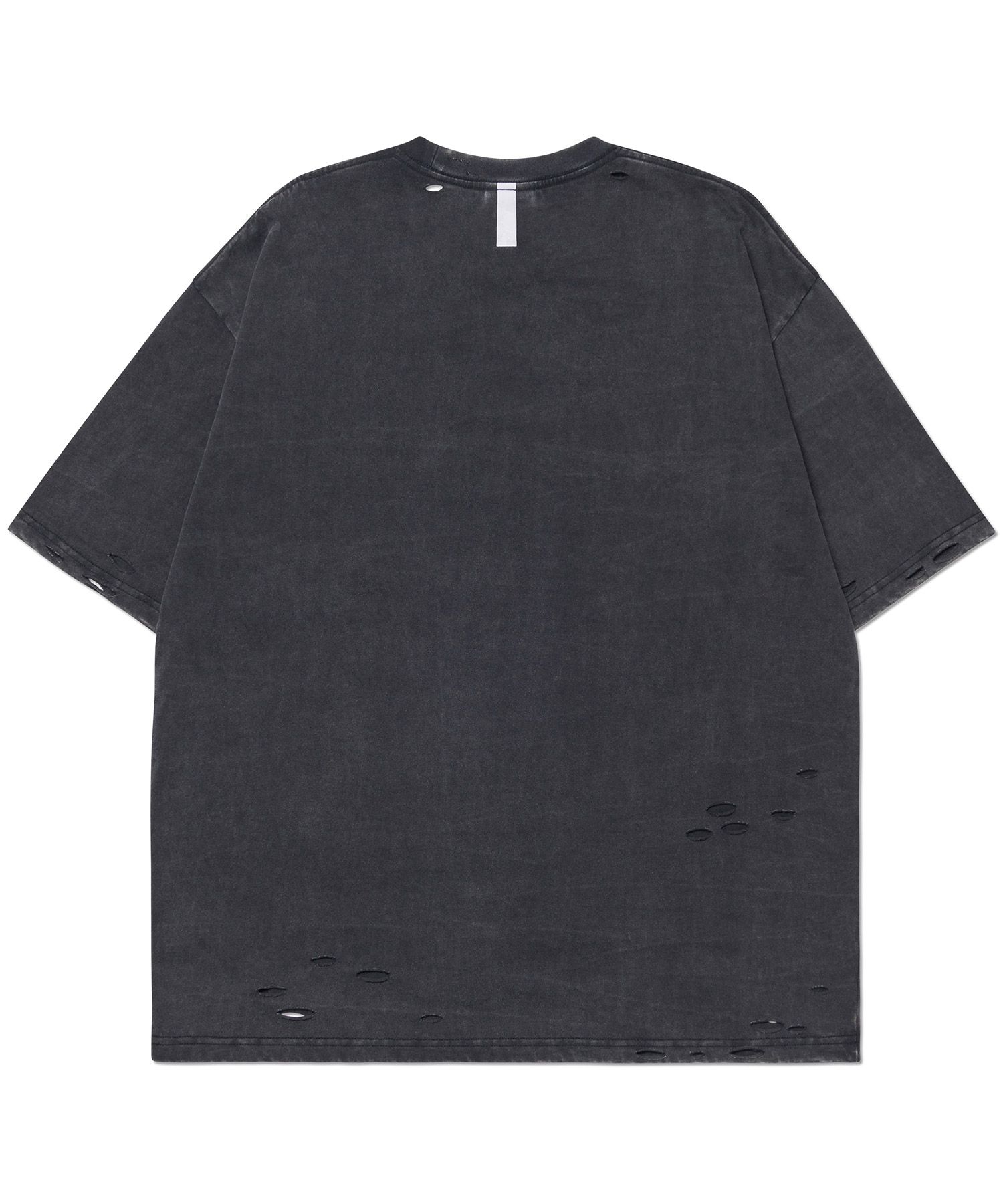 【NOMANUAL】 ECDYSIS DAMAGED T-SHIRT ♥2Colors MUSINSA | NOMANUAL ECDYSIS DAMAGED T-SHIRT - WASHED BLACK