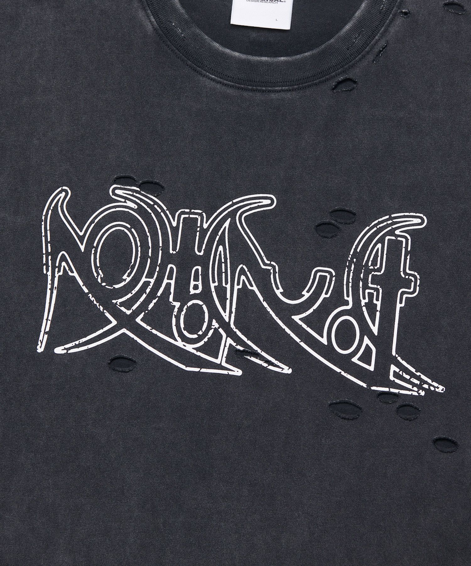 【NOMANUAL】 ECDYSIS DAMAGED T-SHIRT ♥2Colors MUSINSA | NOMANUAL ECDYSIS DAMAGED T-SHIRT - WASHED BLACK