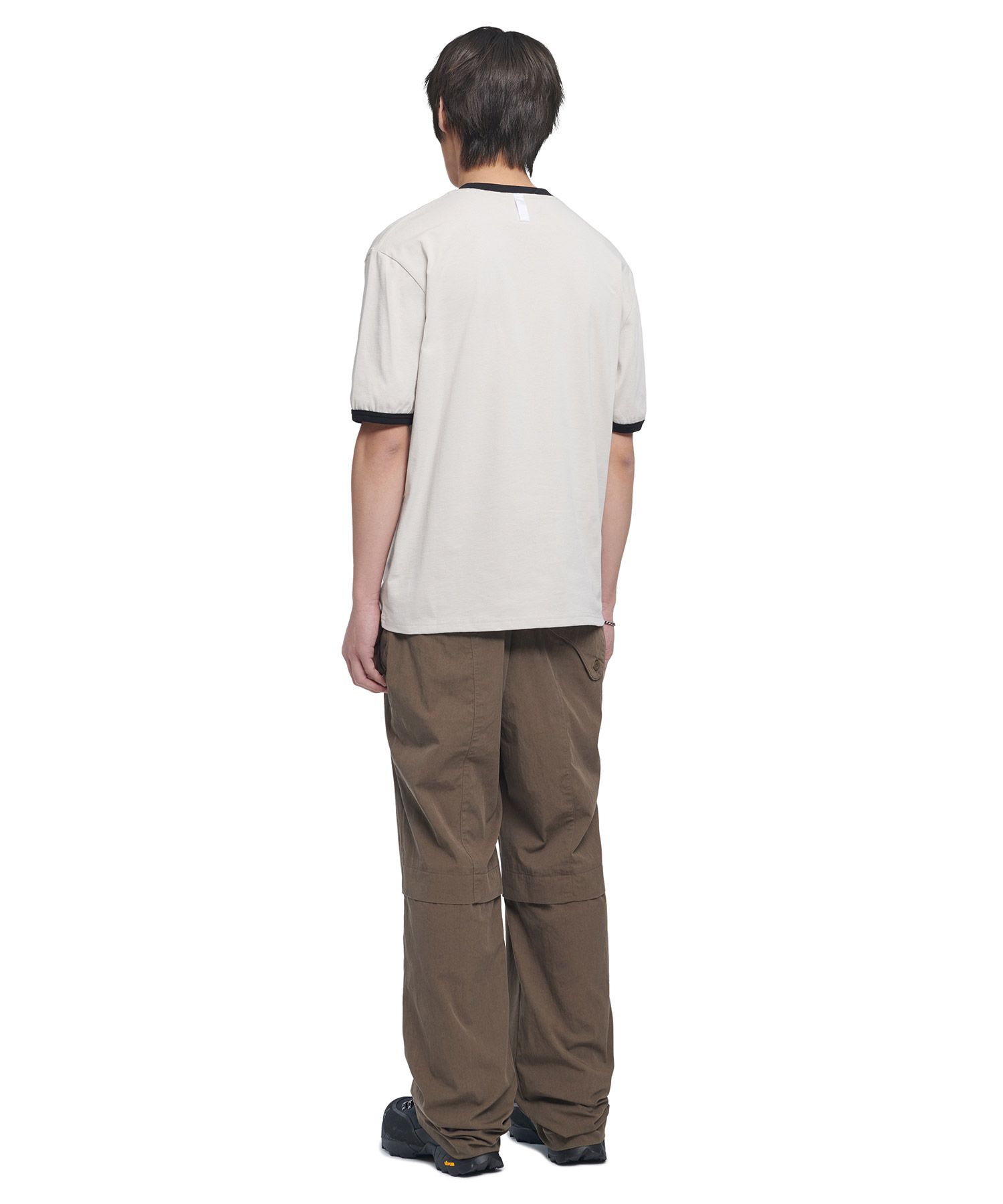 MUSINSA公式 | NOMANUAL RAW VISION RINGER T-SHIRT - IVORY