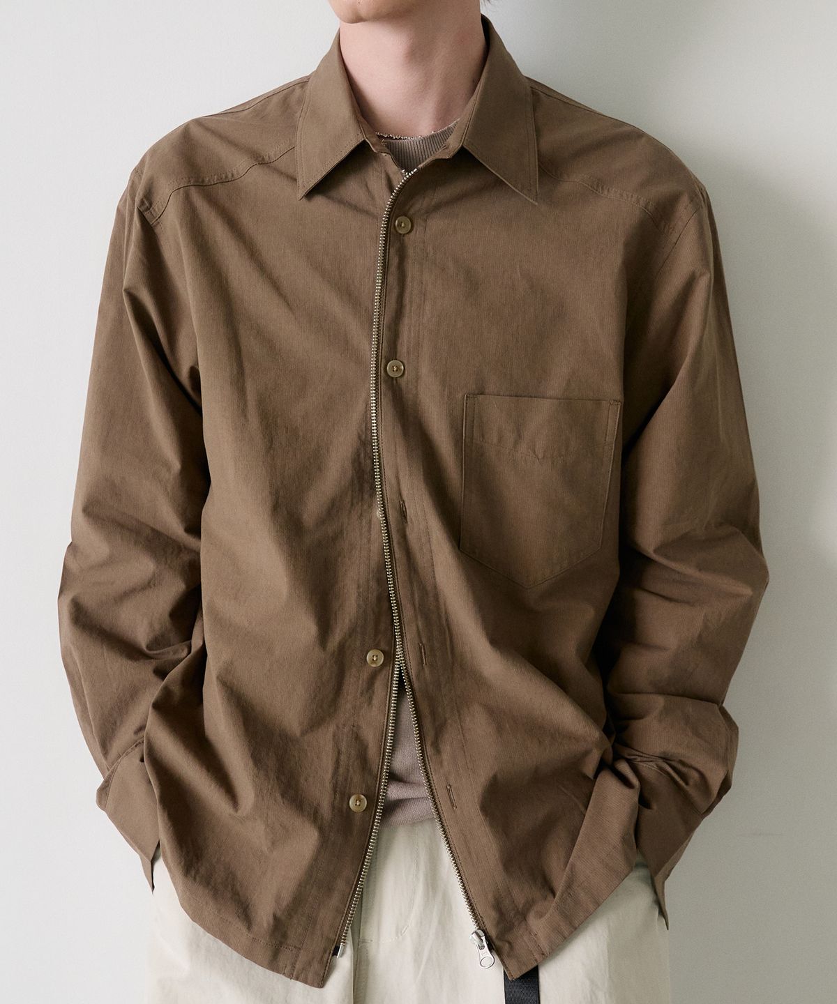 노운(NOUN) multi shirts (cocoa)