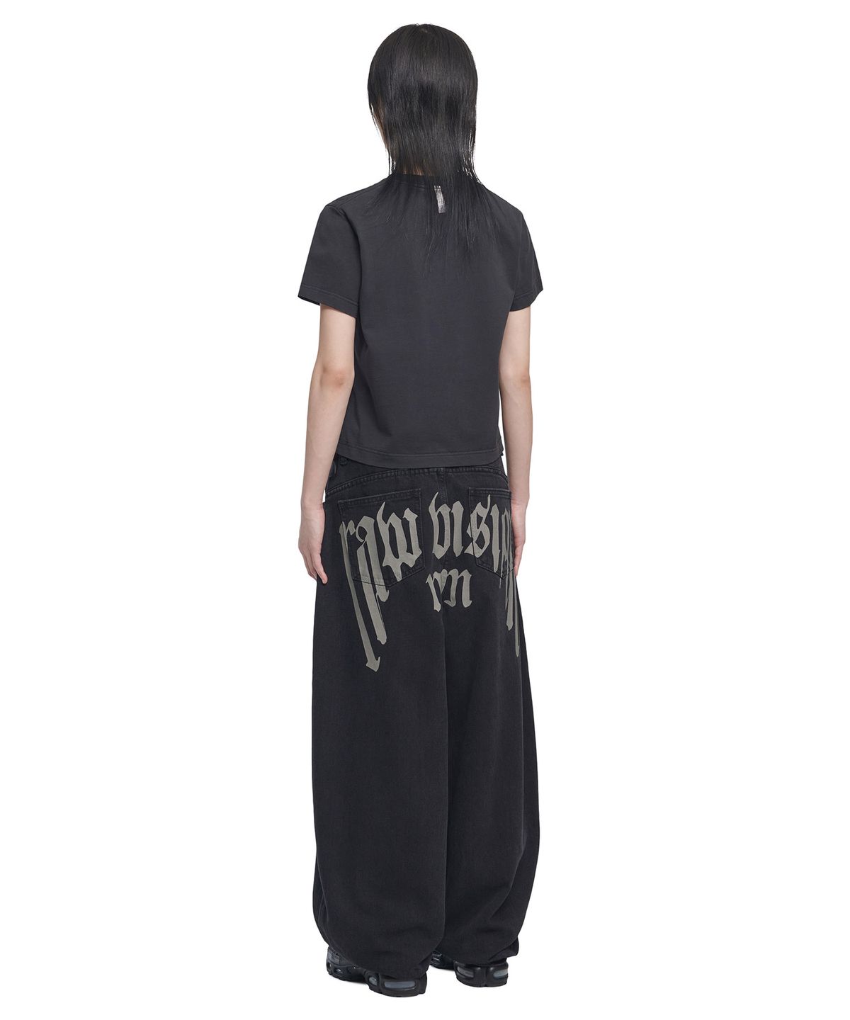 노매뉴얼(NOMANUAL) ROBOTIC HAND NM T-SHIRT - WASHED BLACK