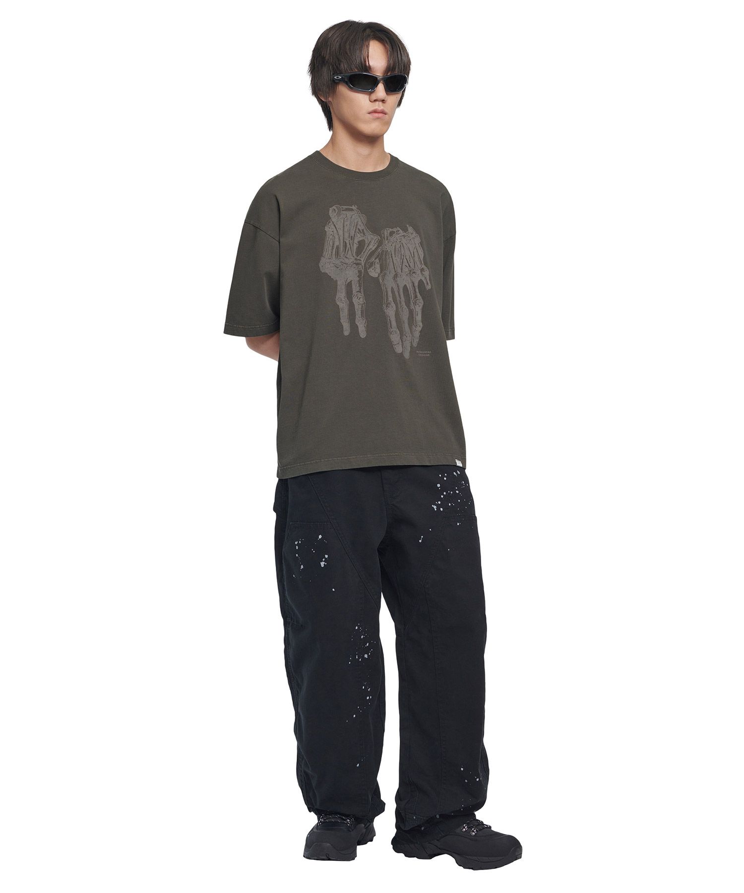 【NOMANUAL】25ss ROBOTIC HAND NM T-SHIRT MUSINSA | NOMANUAL ROBOTIC HAND NM T-SHIRT - WHITE