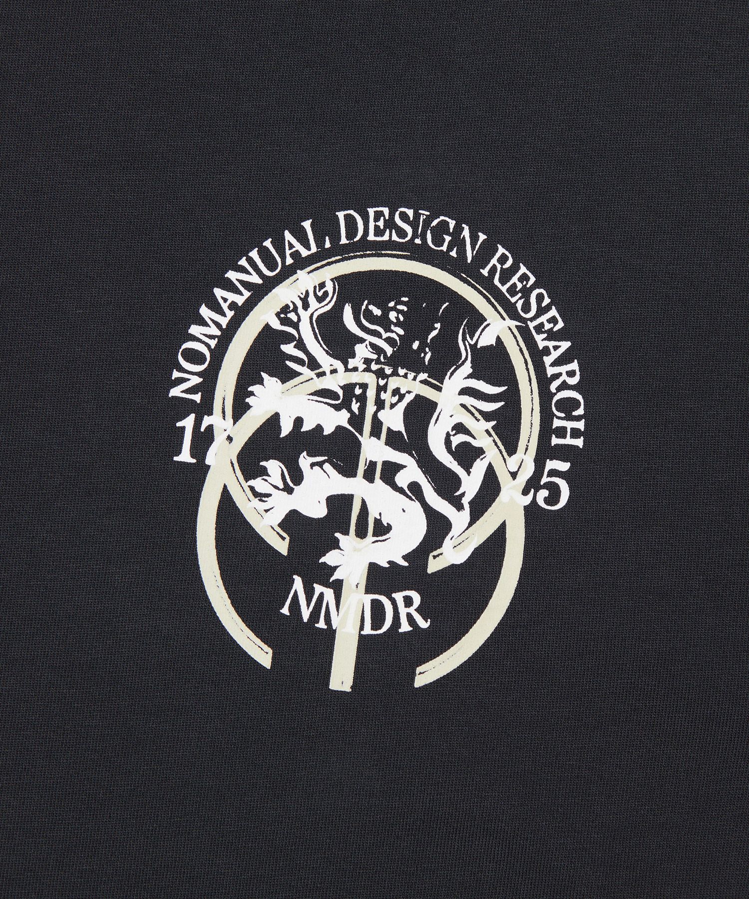 【NOMANUAL】 25SS NM HERALDRY T-SHIRT (2COLORS) MUSINSA | NOMANUAL NM HERALDRY T-SHIRT - WASHED BLACK