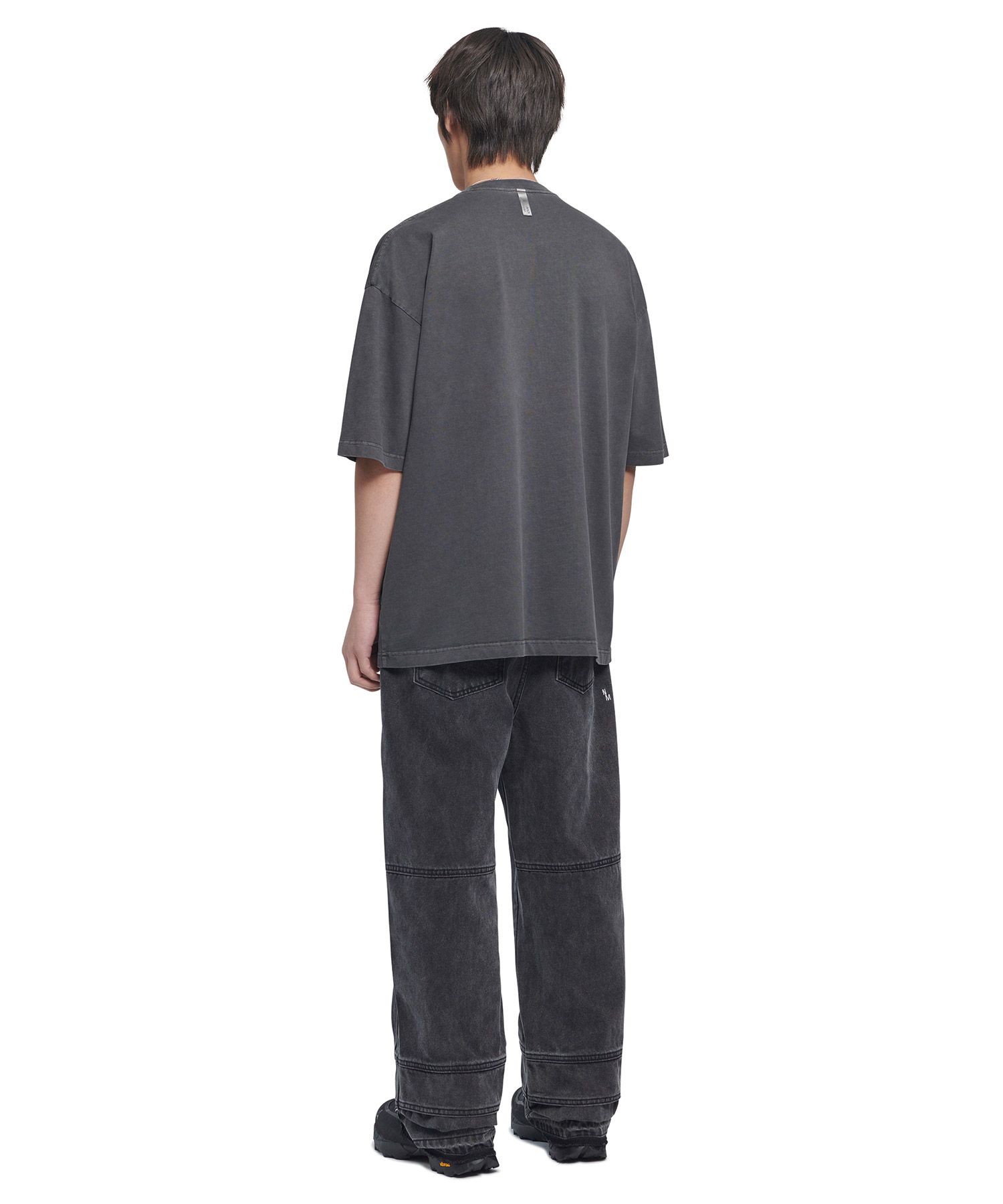 【NOMANUAL】 25SS NM HERALDRY T-SHIRT (2COLORS) MUSINSA | NOMANUAL NM HERALDRY T-SHIRT - WASHED BLACK