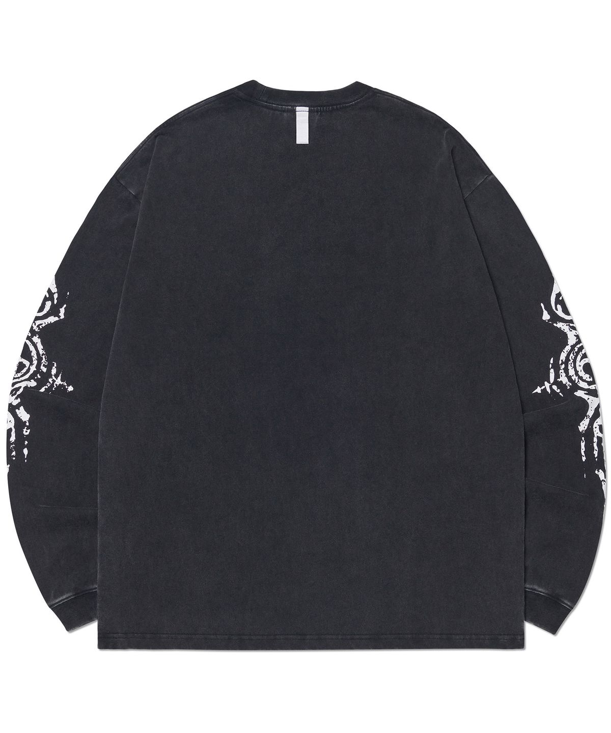 노매뉴얼(NOMANUAL) S.G WASHED LONG SLEEVE TEE - WASHED BLACK