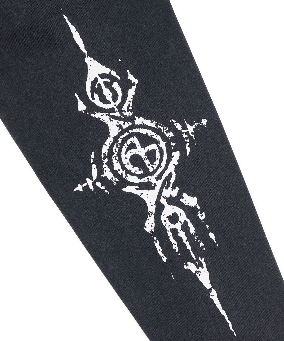 노매뉴얼(NOMANUAL) S.G WASHED LONG SLEEVE TEE - WASHED BLACK
