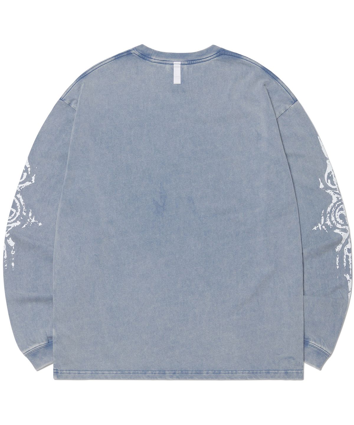 노매뉴얼(NOMANUAL) S.G WASHED LONG SLEEVE TEE - WASHED BLUE