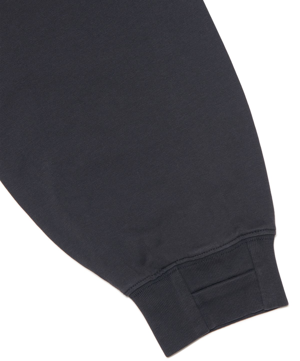 노매뉴얼(NOMANUAL) SLASH LONG SLEEVE TEE - WASHED BLACK
