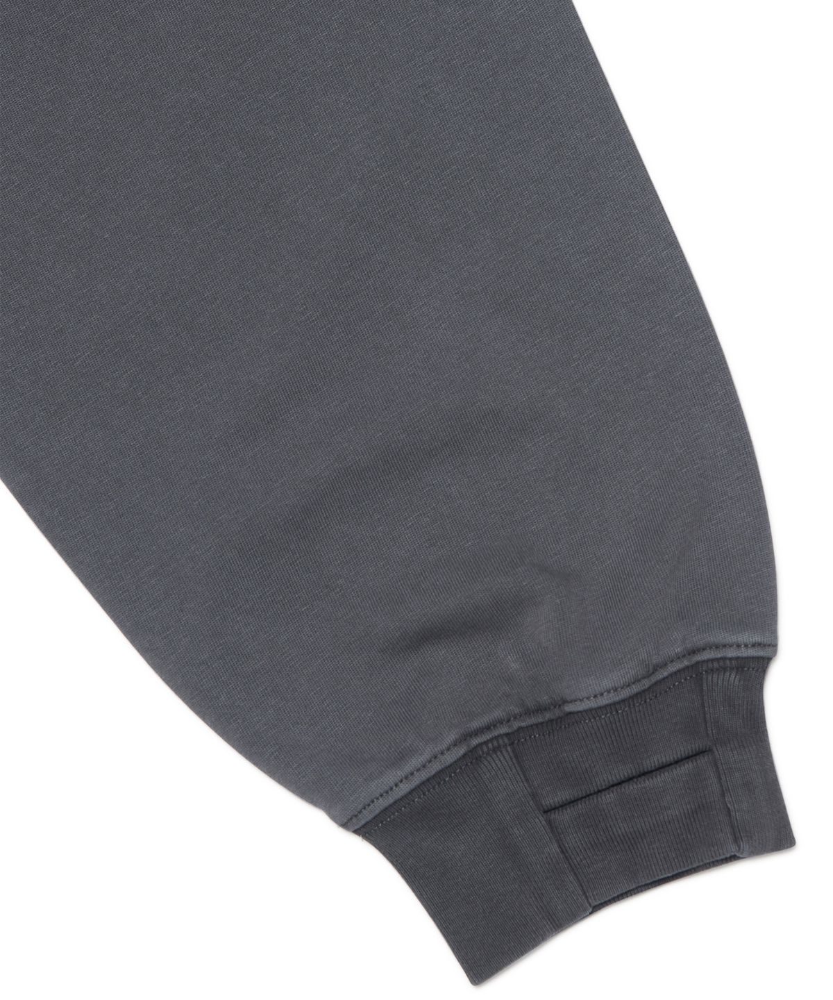 노매뉴얼(NOMANUAL) SLASH LONG SLEEVE TEE - CHARCOAL