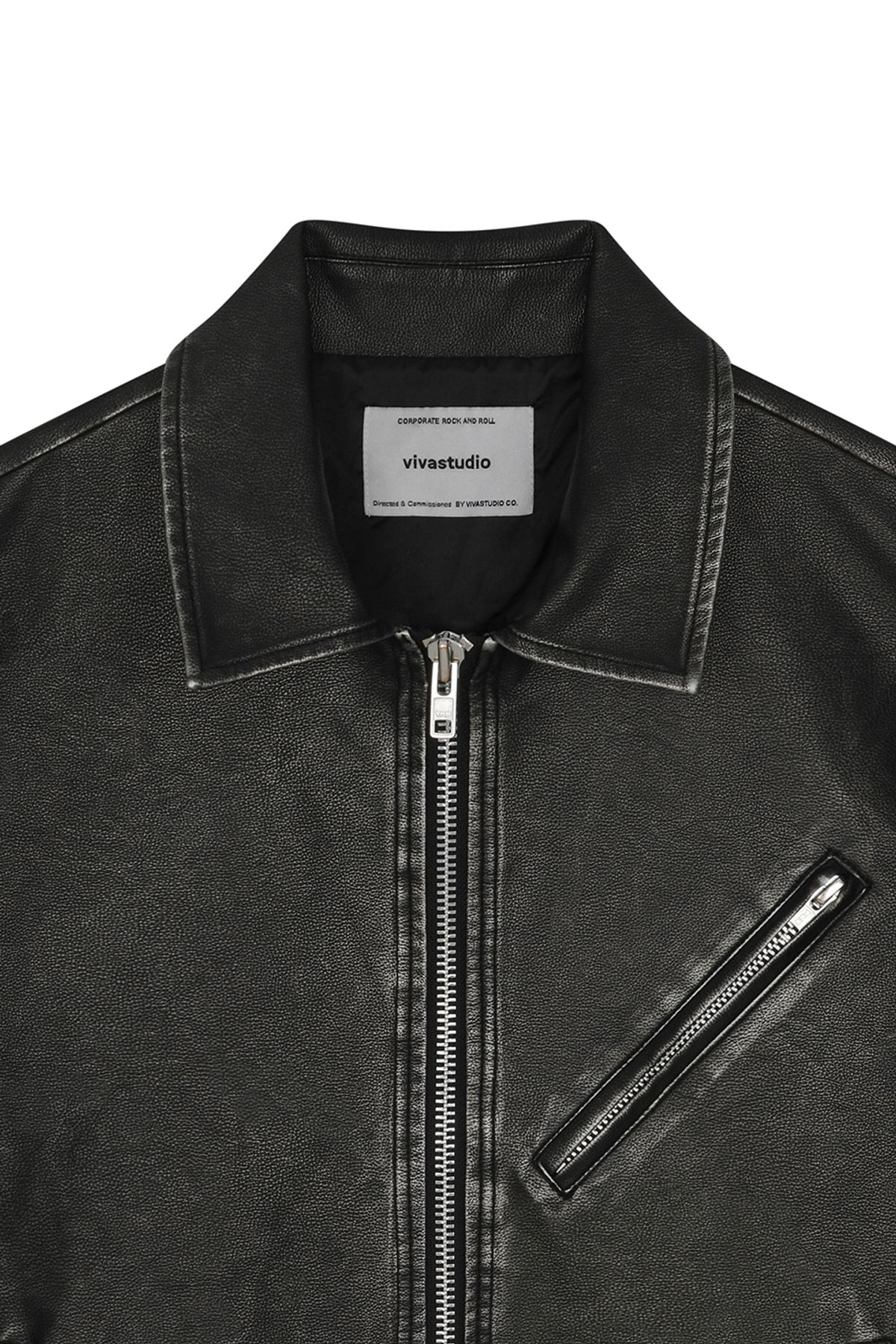 비바스튜디오(VIVASTUDIO) BARRIO SINGLE RIDER JACKET [BLACK]