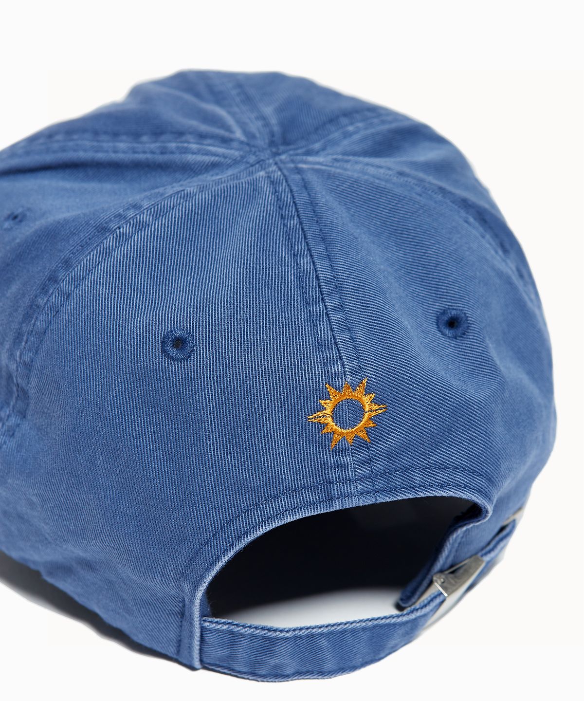 헬로 선라이즈(HELLO SUNRISE) Washed OG Logo Ball Cap_Ocean Blue