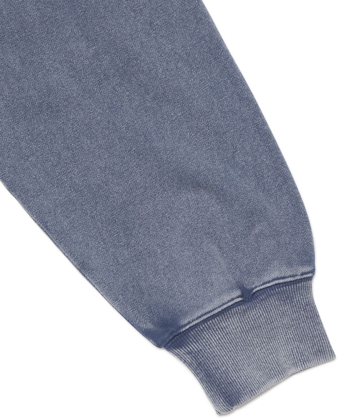 노매뉴얼(NOMANUAL) VINTAGE LAYER HOODED ZIP-UP - WASHED NAVY