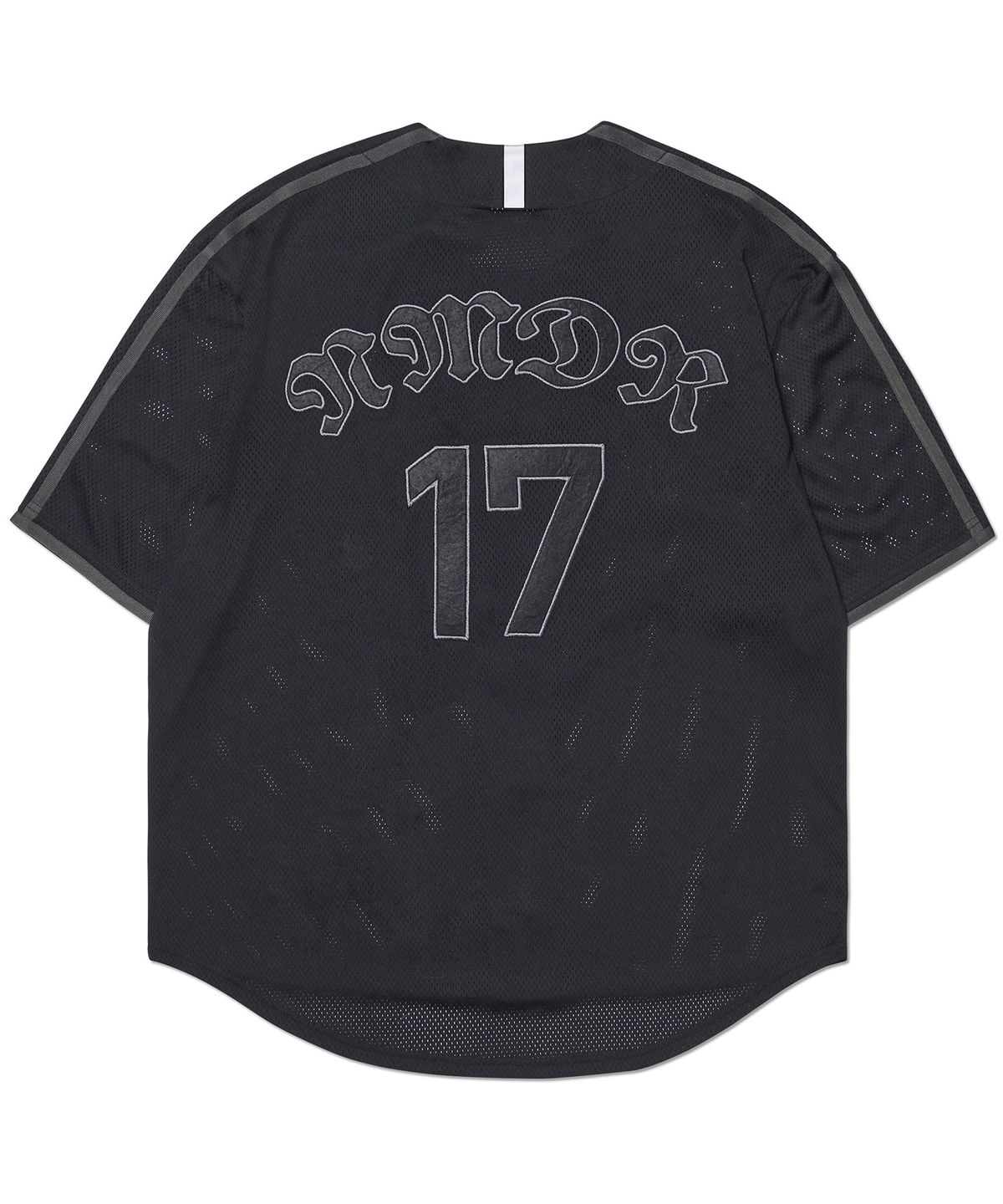 노매뉴얼(NOMANUAL) SMOKE BALL MESH JERSEY - BLACK