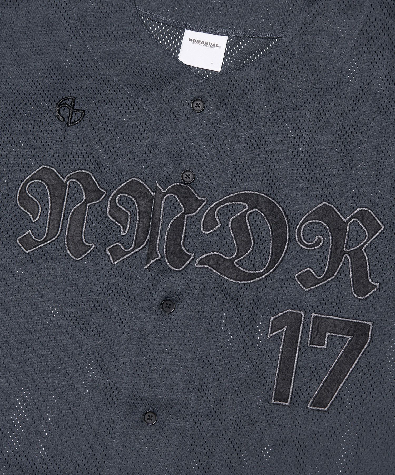日本未入荷NOMANUALのSMOKE BALL MESH JERSEY 全2色 NOMANUAL】SMOKE BALL MESH JERSEY | OUR BRAND,NOMANUAL