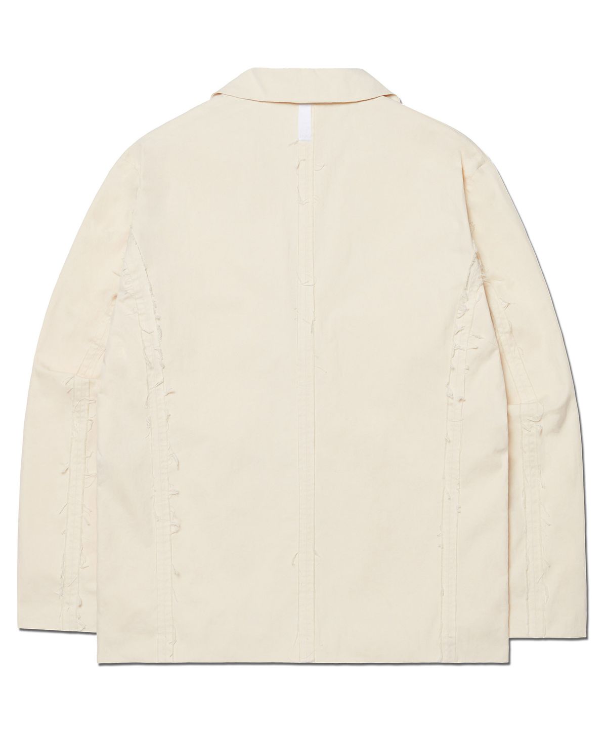 노매뉴얼(NOMANUAL) ROUGH CUT OVERSIZED JACKET - BEIGE