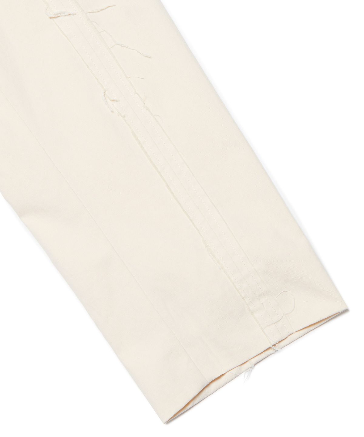 노매뉴얼(NOMANUAL) ROUGH CUT OVERSIZED JACKET - BEIGE