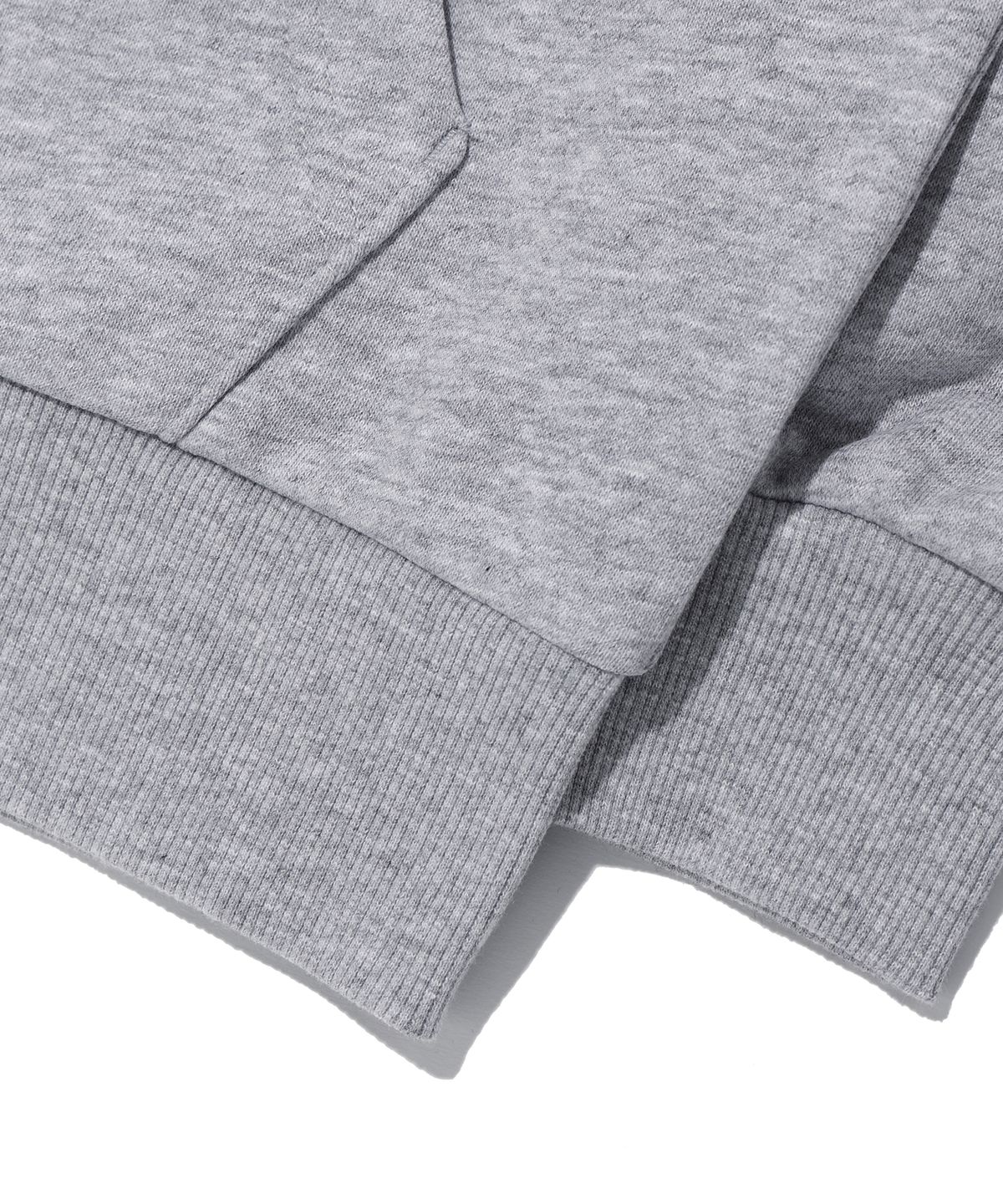 레이피커스(RAYFIKERS) 아플리케 로고 후드 집업 MELANGE GREY (MP6TU148-097)