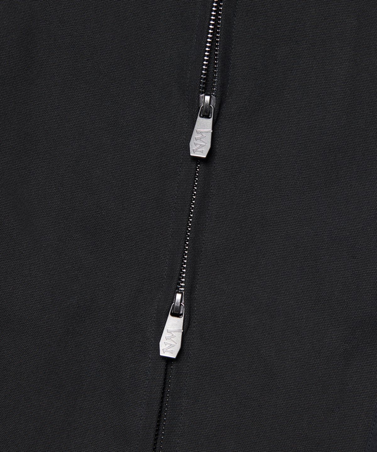 노매뉴얼(NOMANUAL) MULTI LINE MOTO JACKET - BLACK