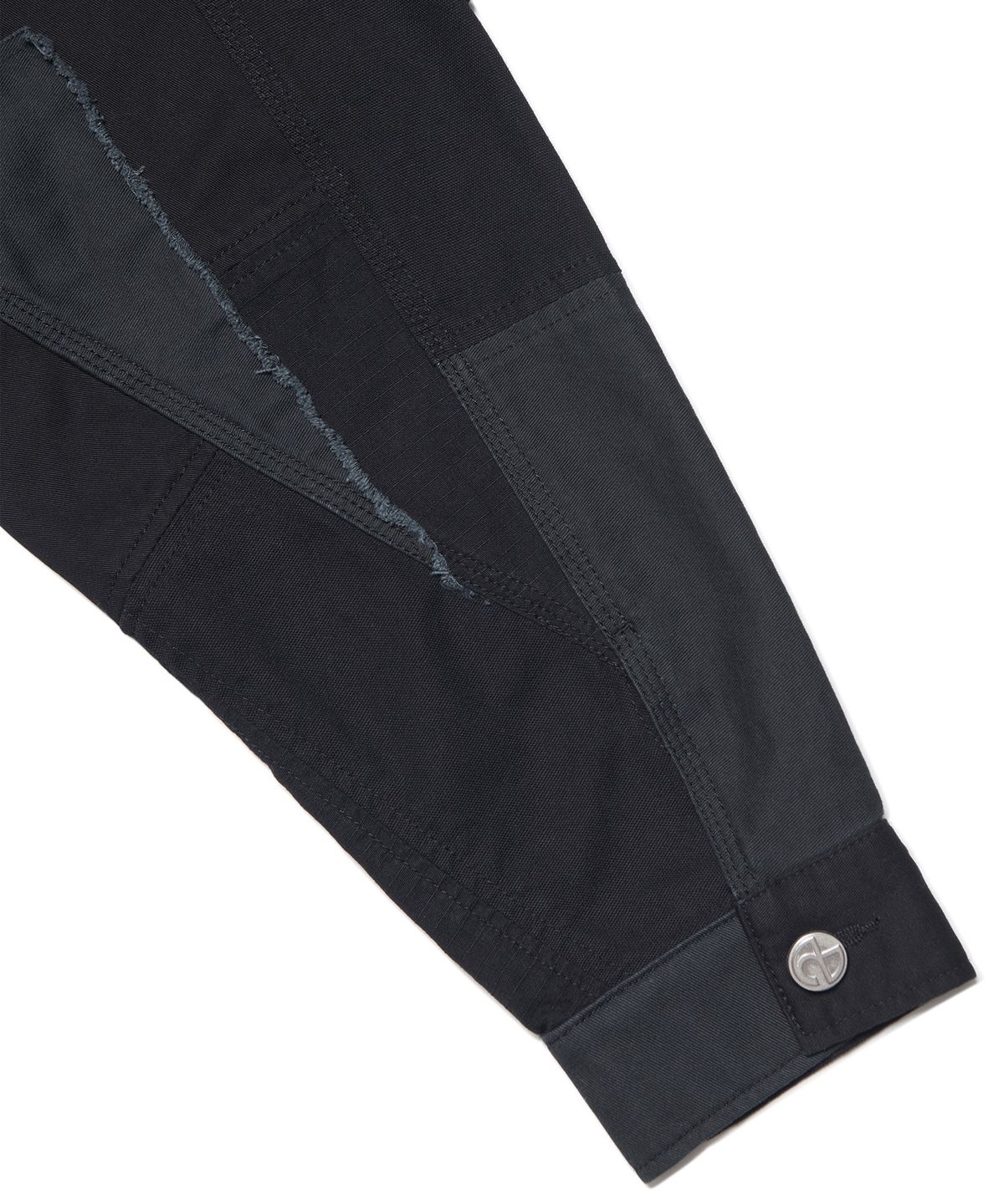노매뉴얼(NOMANUAL) MULTI PANEL WORK JACKET - WASHED BLACK