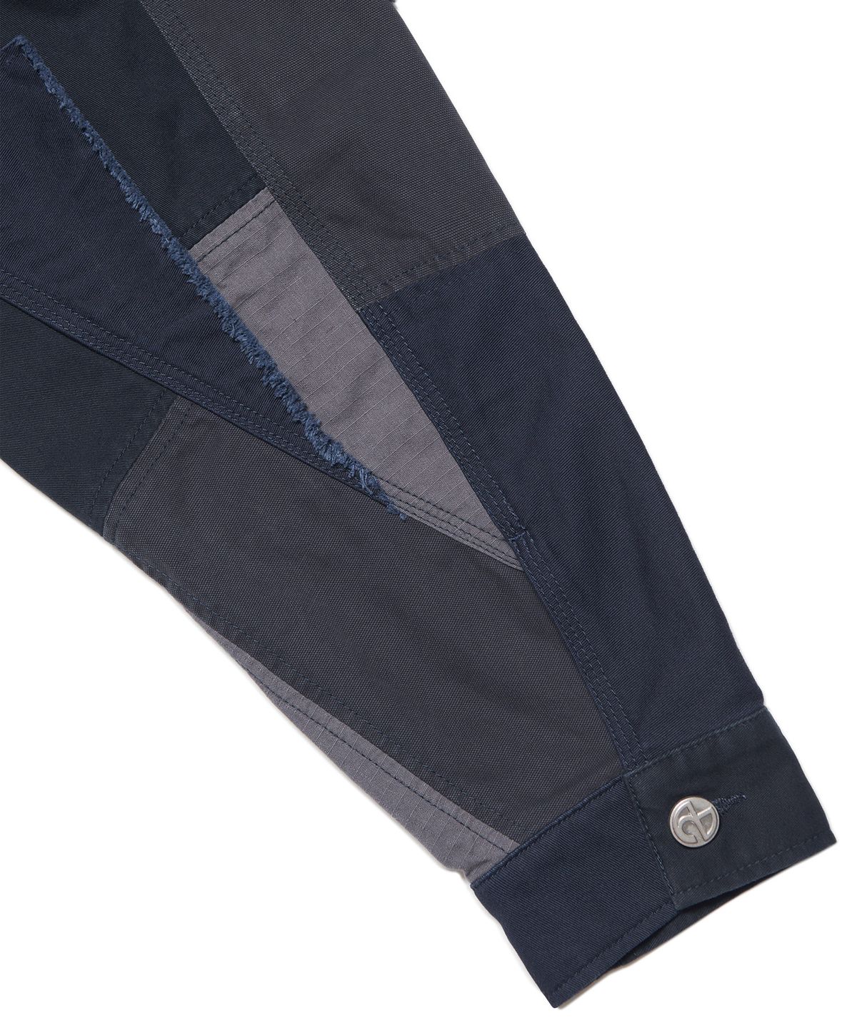 노매뉴얼(NOMANUAL) MULTI PANEL WORK JACKET - WASHED NAVY