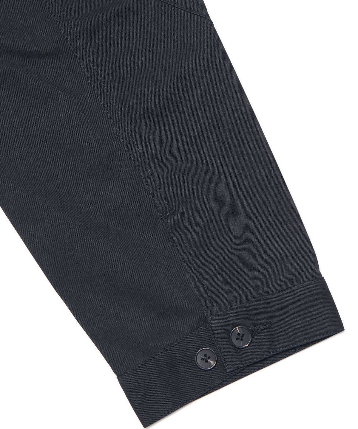노매뉴얼(NOMANUAL) COLLARLESS JACKET - WASHED BLACK