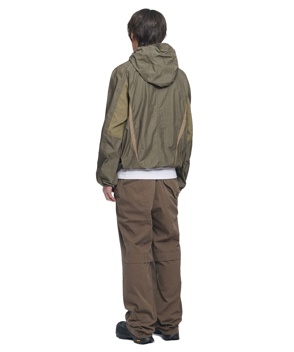 노매뉴얼(NOMANUAL) LIGHT SHIELD JACKET - WASHED KHAKI