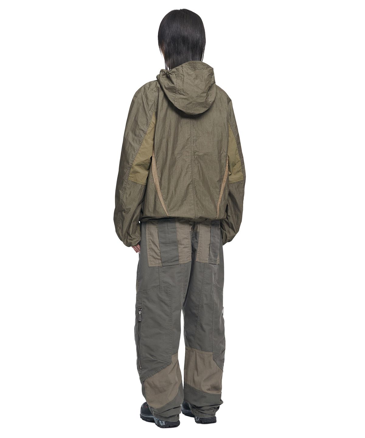 노매뉴얼(NOMANUAL) LIGHT SHIELD JACKET - WASHED KHAKI