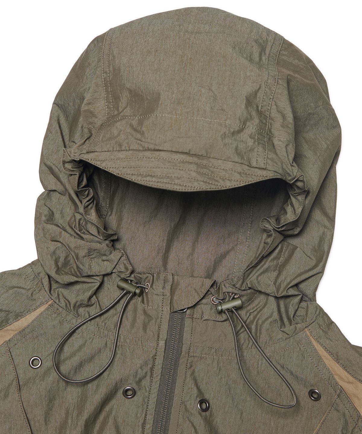 노매뉴얼(NOMANUAL) LIGHT SHIELD JACKET - WASHED KHAKI