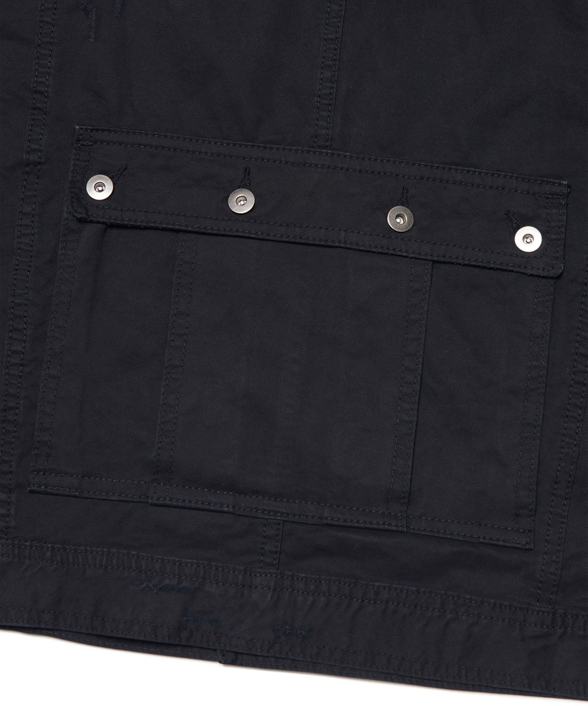 노매뉴얼(NOMANUAL) I.P DAMAGED JACKET - WASHED BLACK