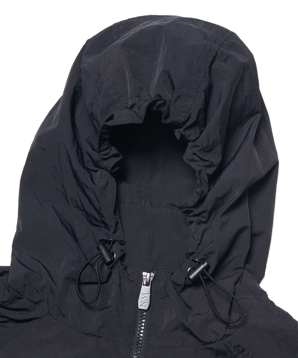 노매뉴얼(NOMANUAL) SAIL WIND SHELL - BLACK