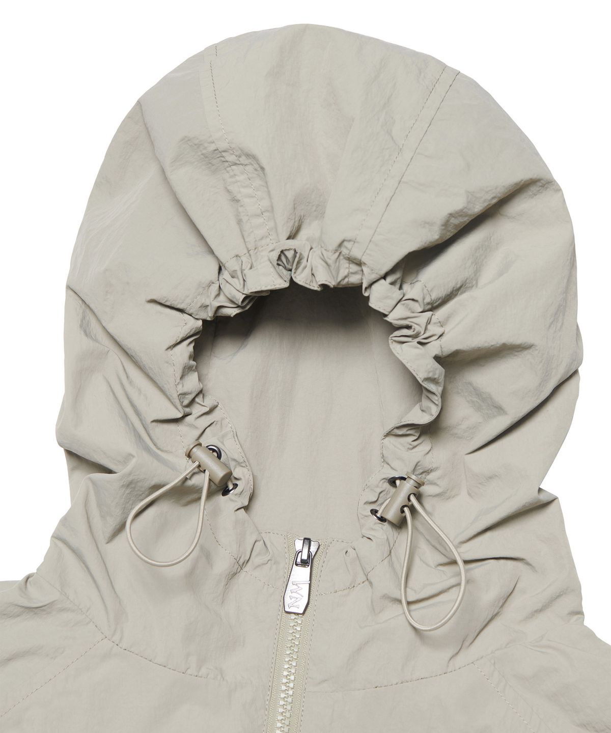노매뉴얼(NOMANUAL) SAIL WIND SHELL - SAND GRAY
