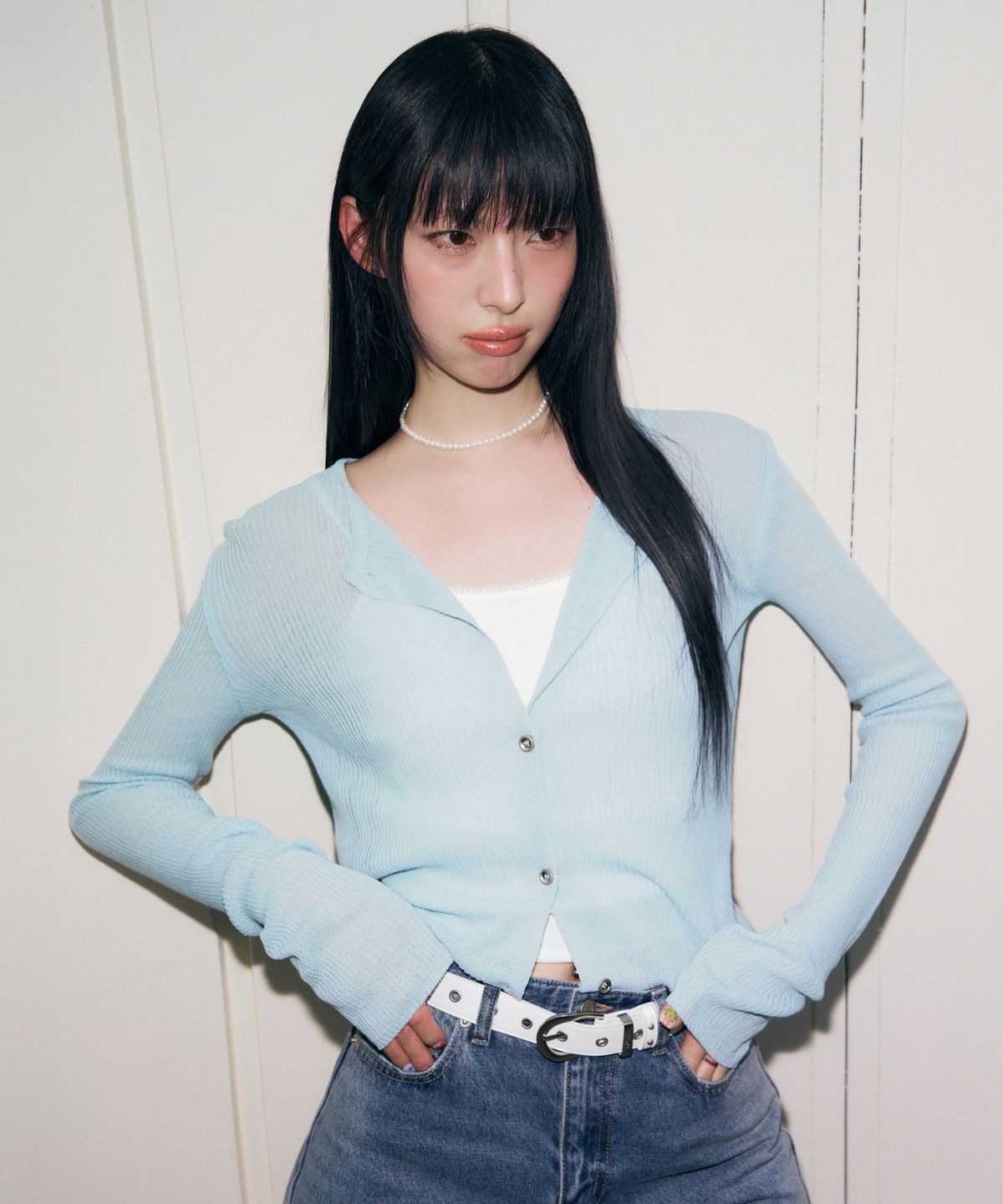 레더리(LEATHERY) 어블룸 린넨 니트 가디건 [9COLOR]