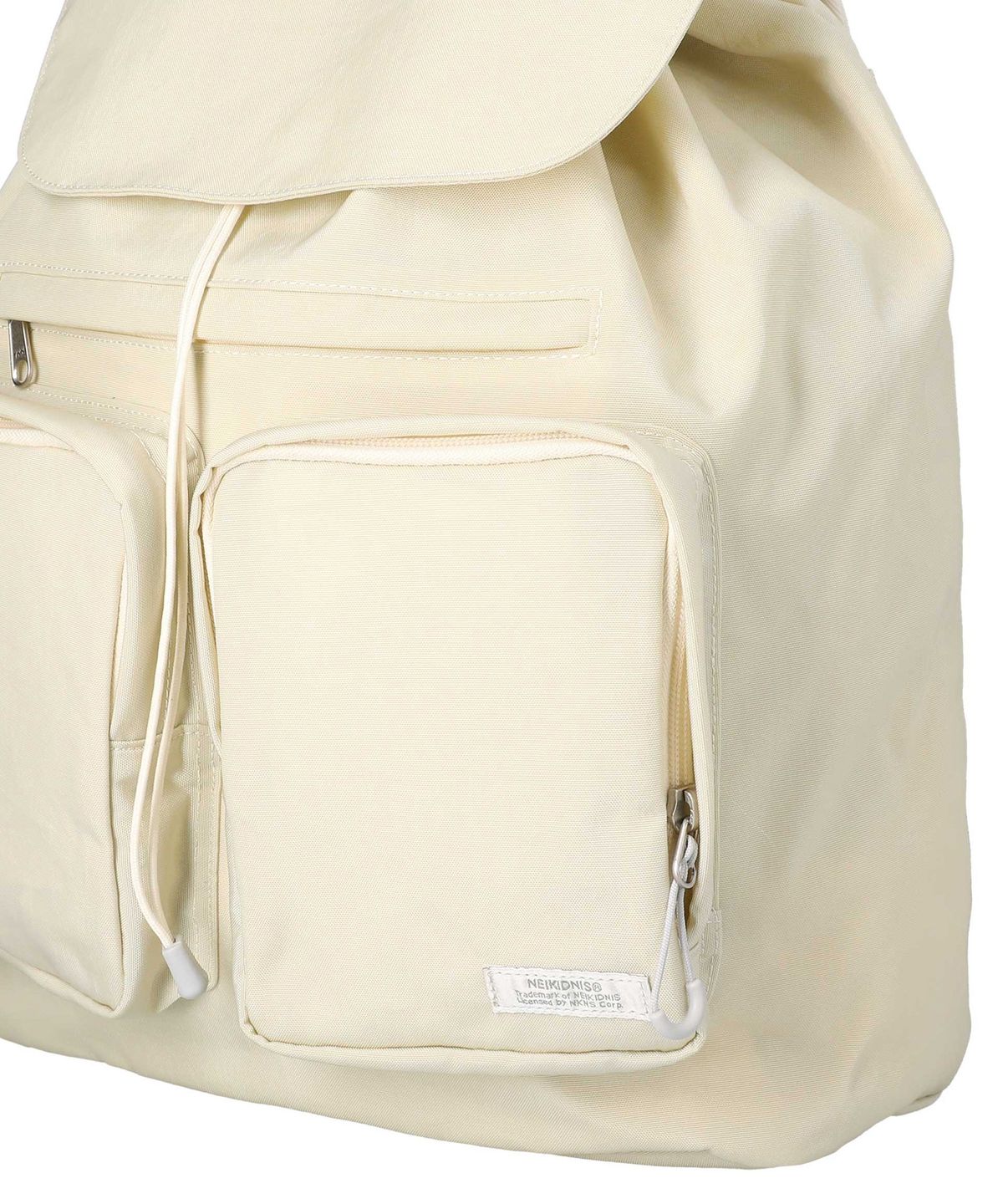 네이키드니스(NEIKIDNIS) 플랩 스트링 백팩 버터