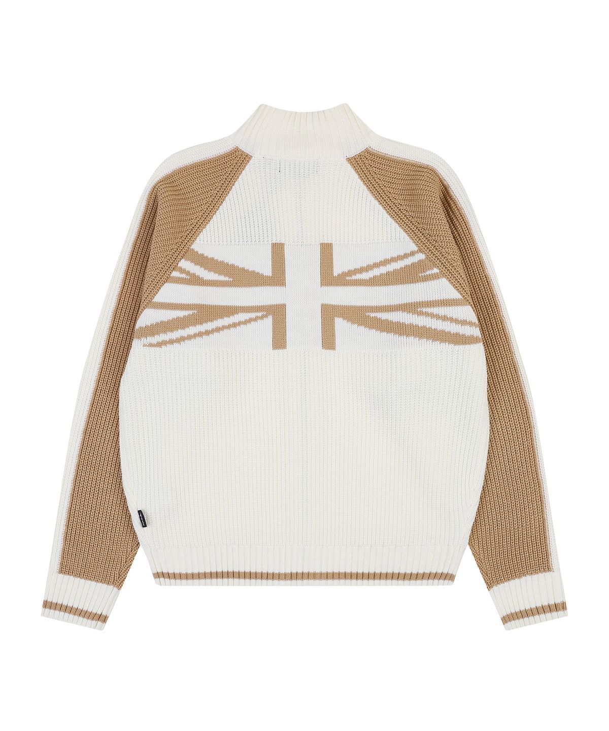 골라(GOLA) UNION JACK KNIT ZIP-UP [IVORY]