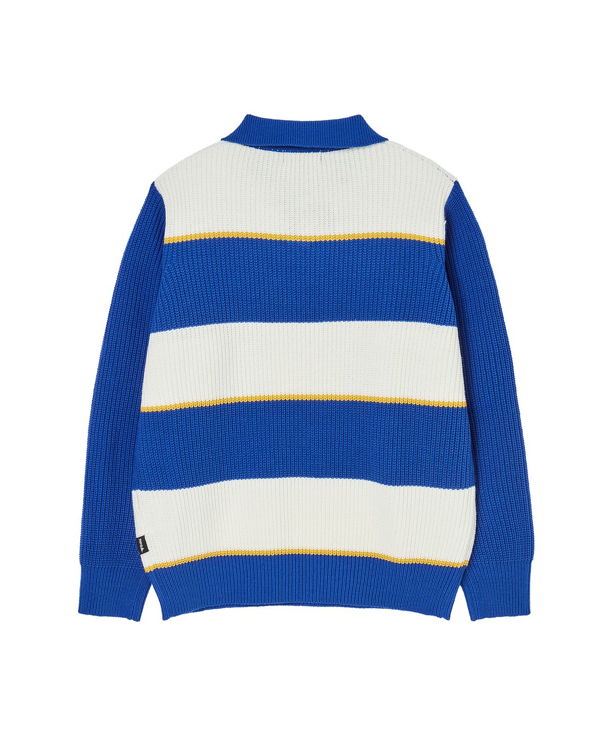 골라(GOLA) STRIPE COLLAR KNIT [BLUE]