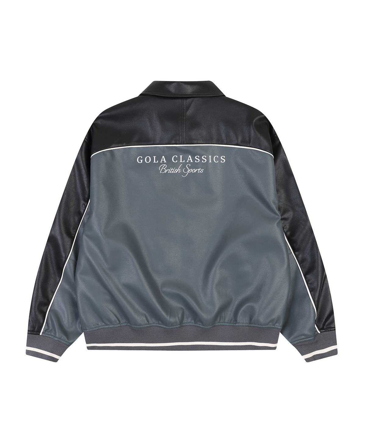 골라(GOLA) HERITAGE LEATHER JACKET [CHARCOAL]