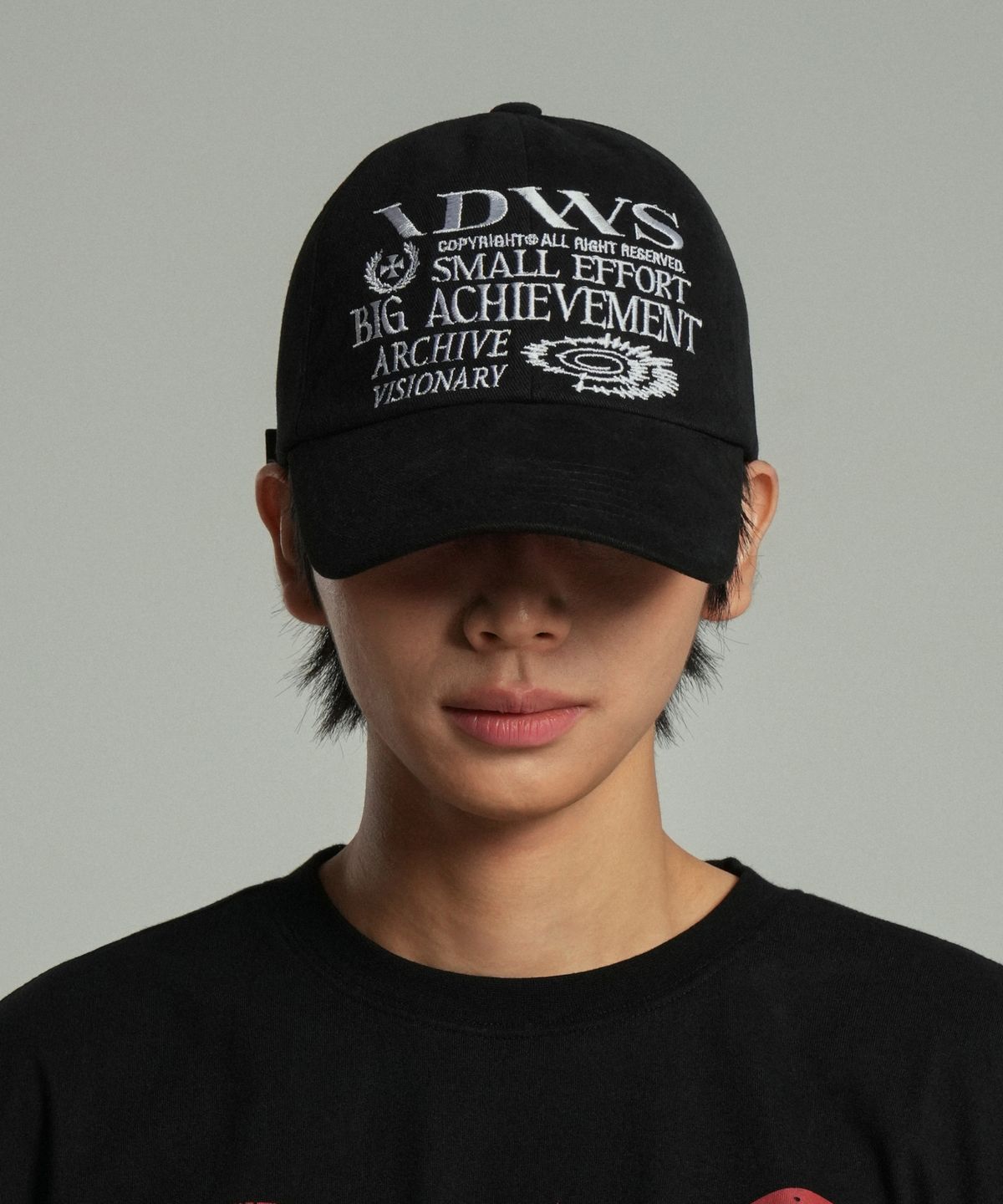 아이돈워너셀(IDWS) Signature Maxi Cap Black