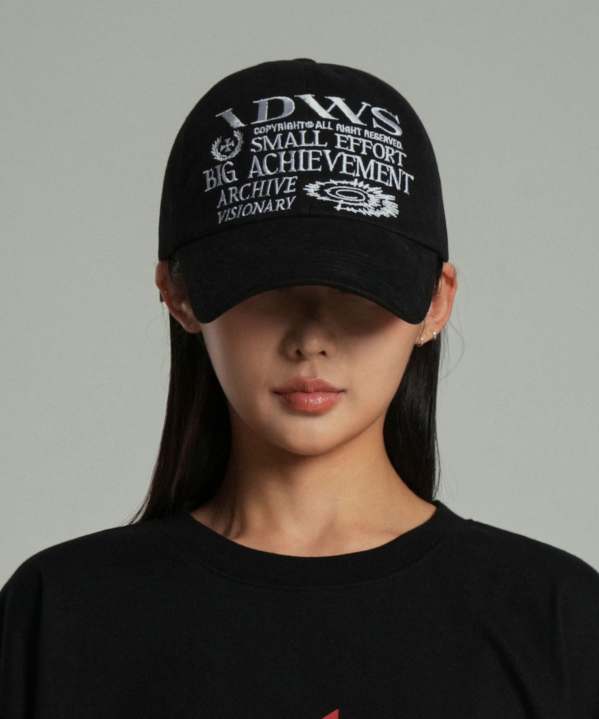 아이돈워너셀(IDWS) Signature Maxi Cap Black
