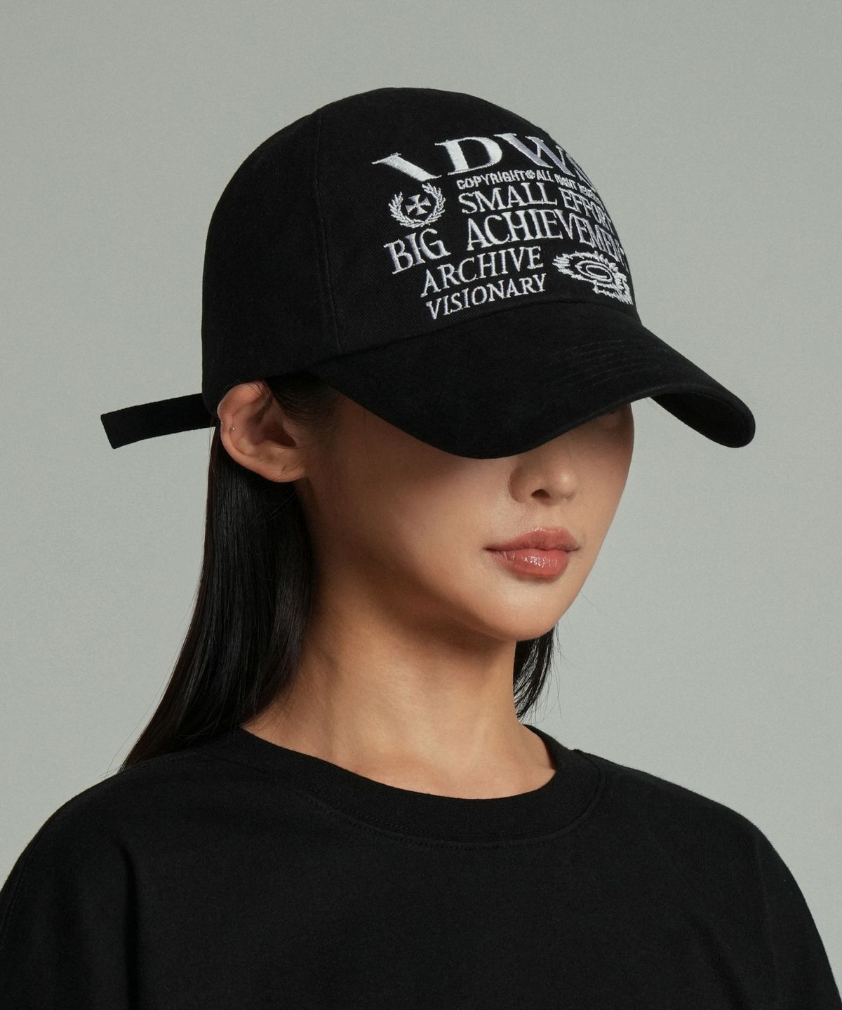아이돈워너셀(IDWS) Signature Maxi Cap Black