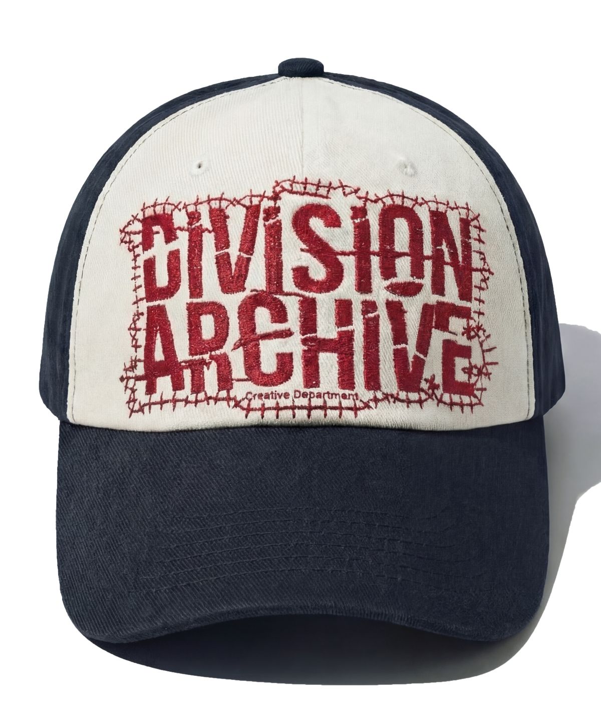 아이돈워너셀(IDWS) Division Archive Maxi Cap Navy/Ivory