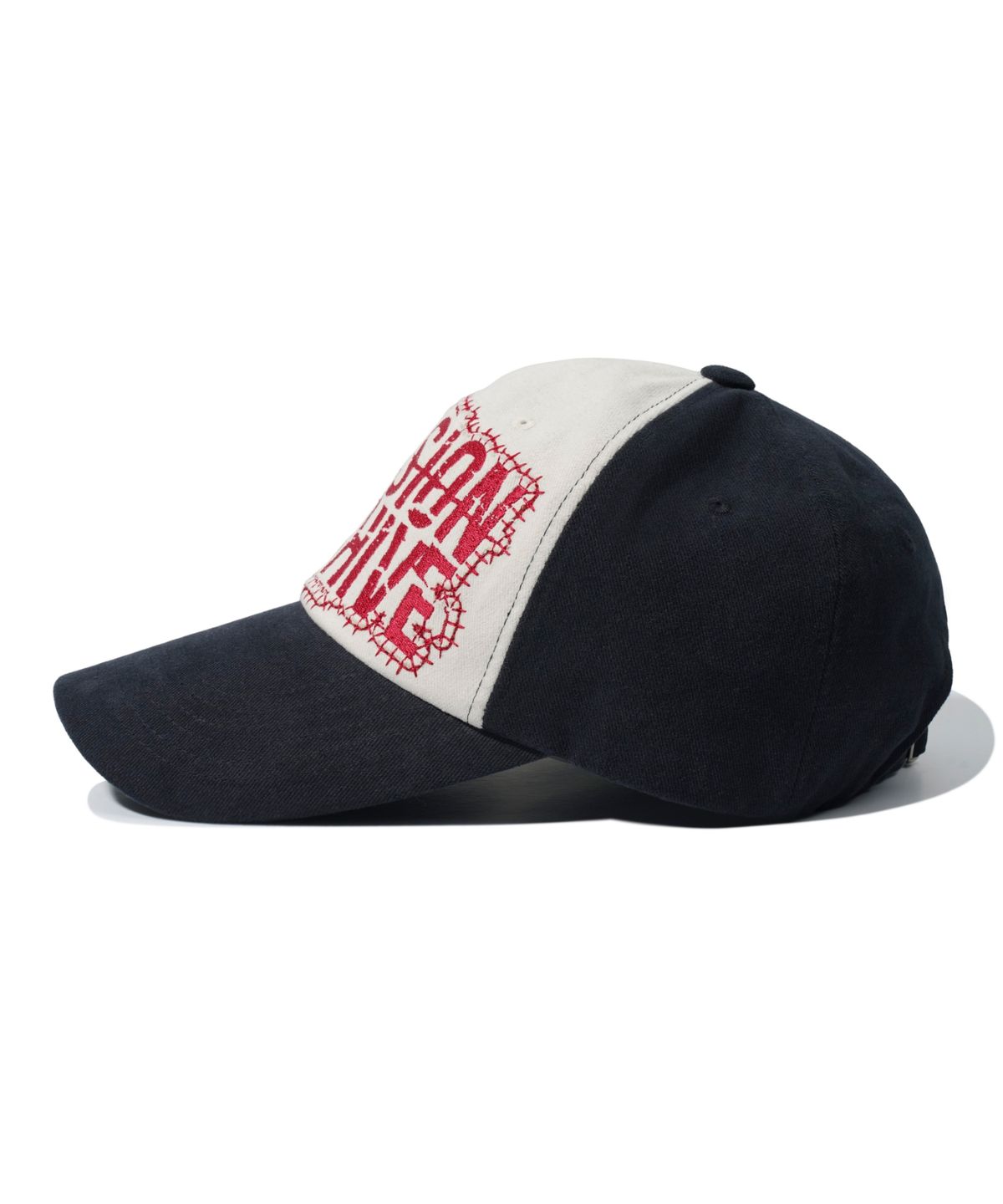 아이돈워너셀(IDWS) Division Archive Maxi Cap Navy/Ivory