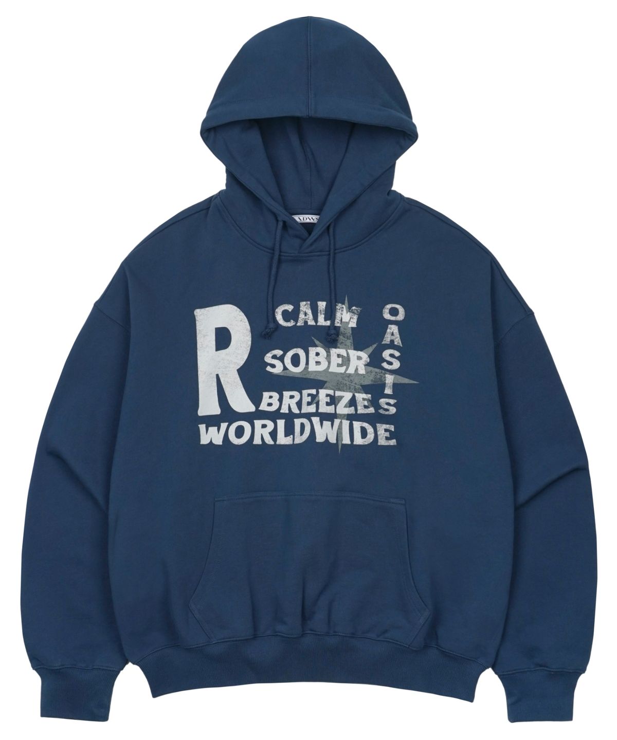아이돈워너셀(IDWS) Refresh Point Hoodie Navy