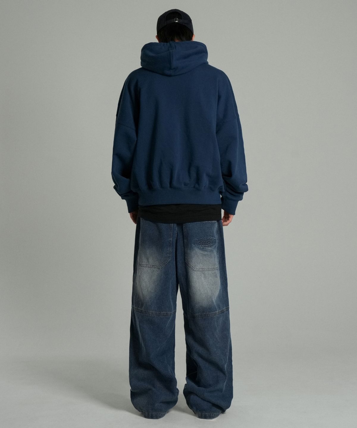 아이돈워너셀(IDWS) Refresh Point Hoodie Navy