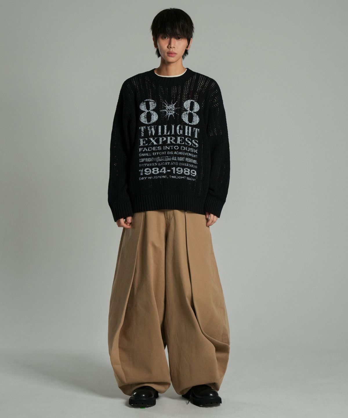 아이돈워너셀(IDWS) Novichi Knit Black