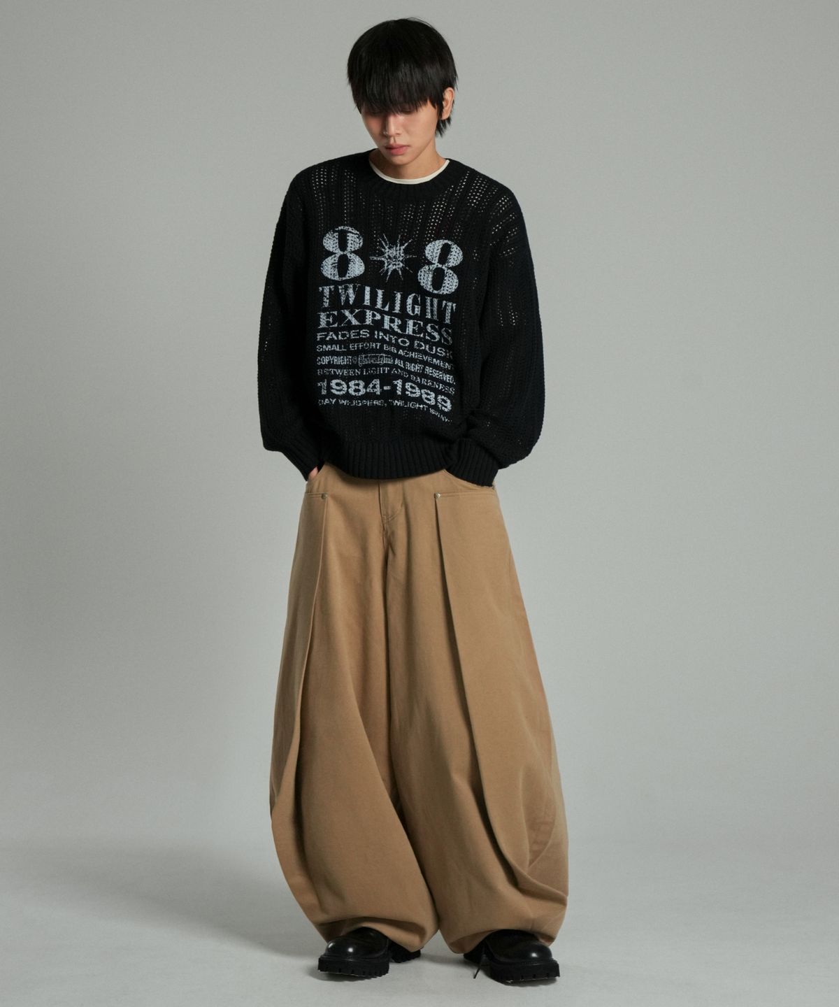아이돈워너셀(IDWS) Novichi Knit Black