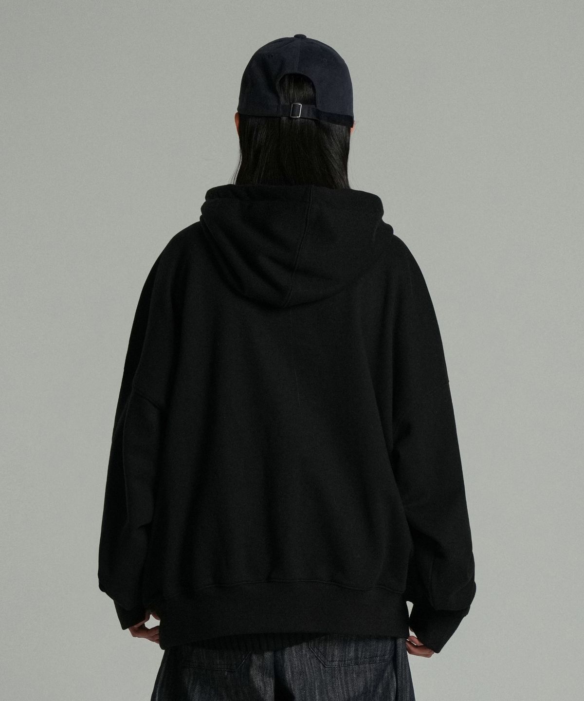 아이돈워너셀(IDWS) Embrace Hoodie Zip Up Black