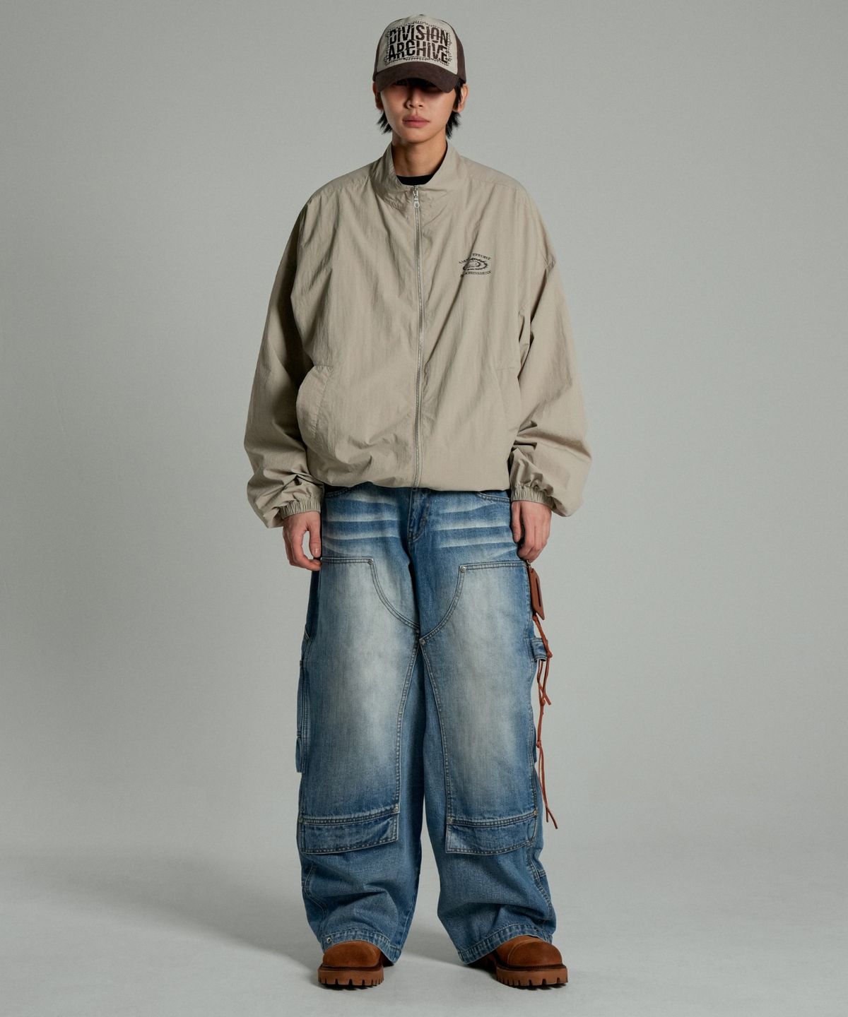 아이돈워너셀(IDWS) Overlap Carpenter Denim Pants Indigo