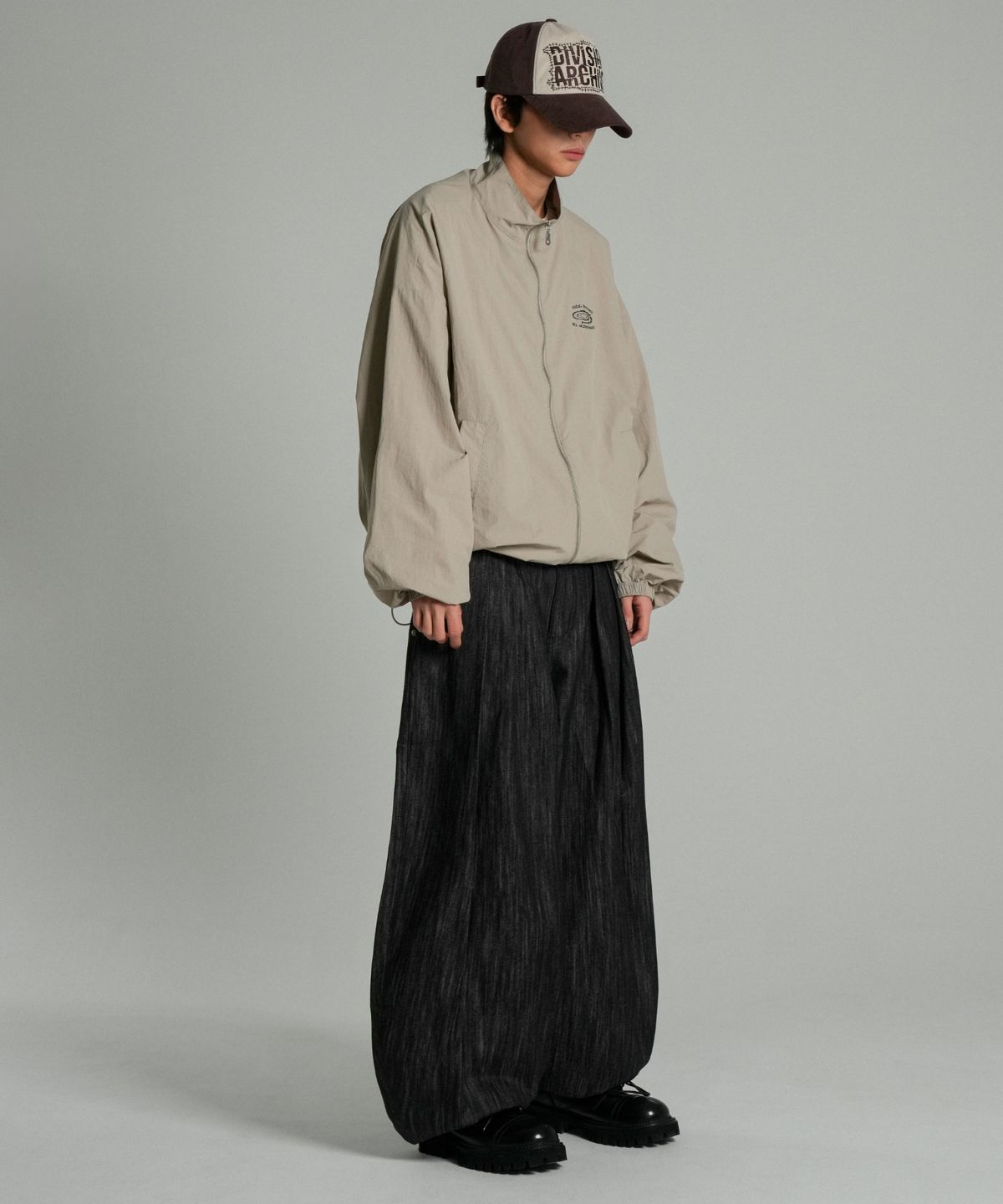 아이돈워너셀(IDWS) Aurora Denim Balloon Pants Black